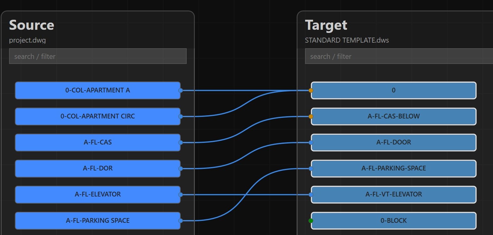 Editor view showing blue memory-match connections recalled from prior sessions